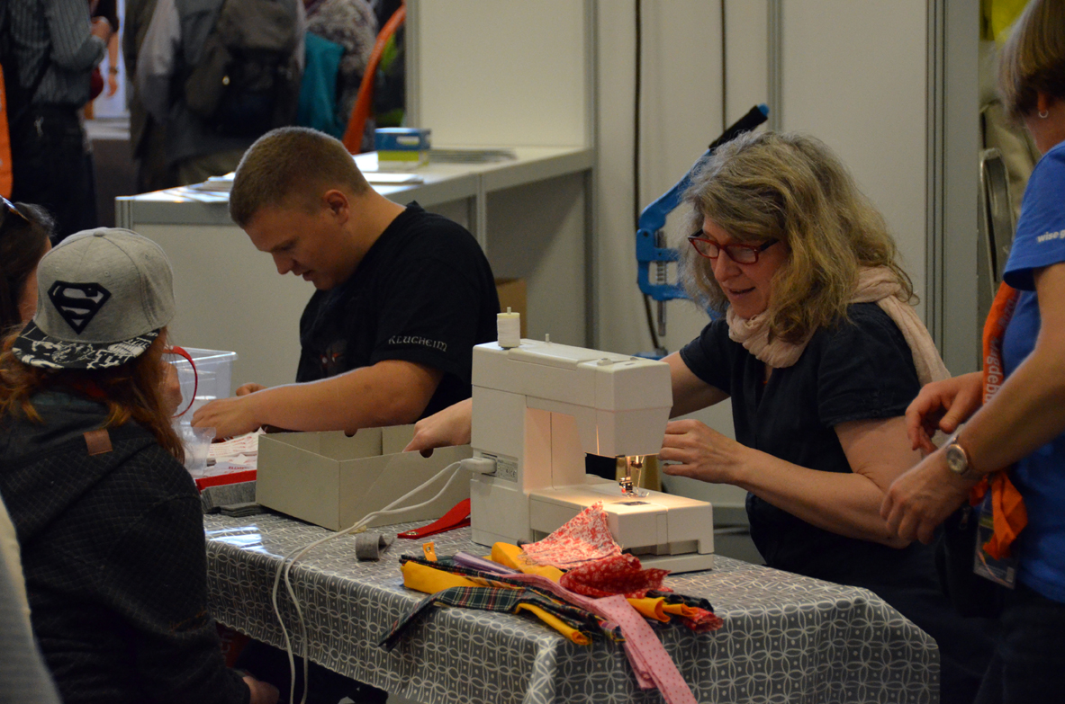 „zusammen : nähen“ beim Kirchentag 2017