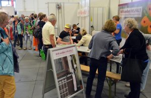 „zusammen : nähen“ beim Kirchentag 2017