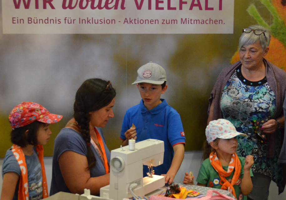 „zusammen : nähen“ beim Kirchentag 2017
