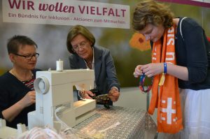 „zusammen : nähen“ beim Kirchentag 2017