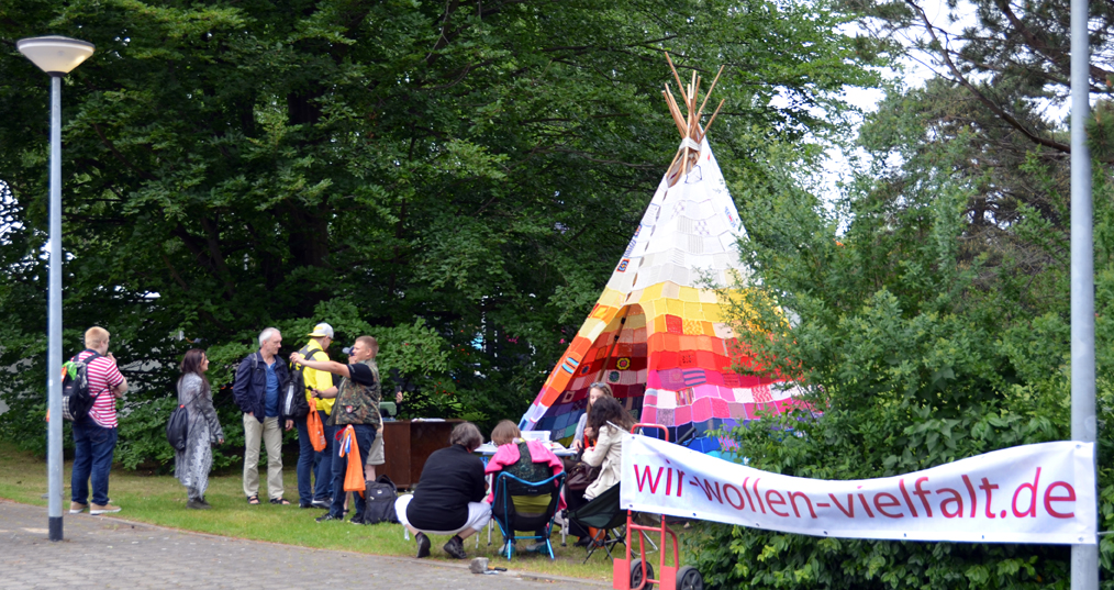 „zusammen : nähen“ beim Kirchentag 2017